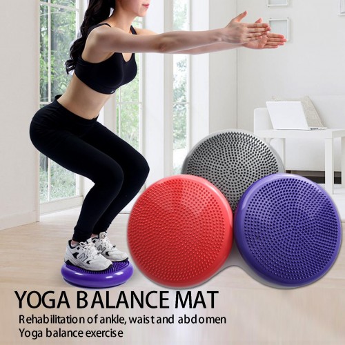 Durable Body Core Balance Universal Sports Gym Fitness Inflatable Massage Cushion Pad 